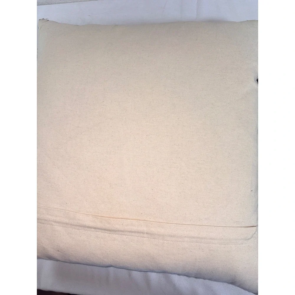 Woven Wool Blend Throw Pillow Covers 20x20 Brown Cream Set of 2 Ashley furniture
